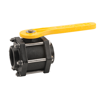 3-piece poly valve