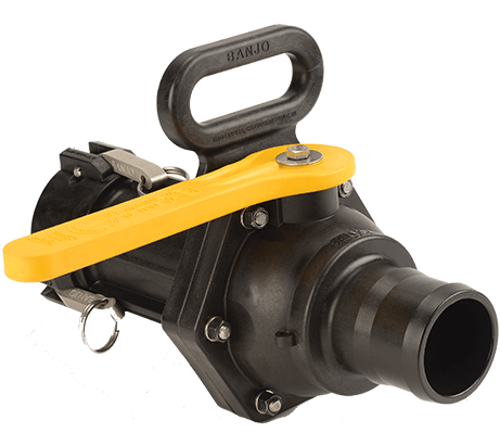 Banjo fluid handling manual valves