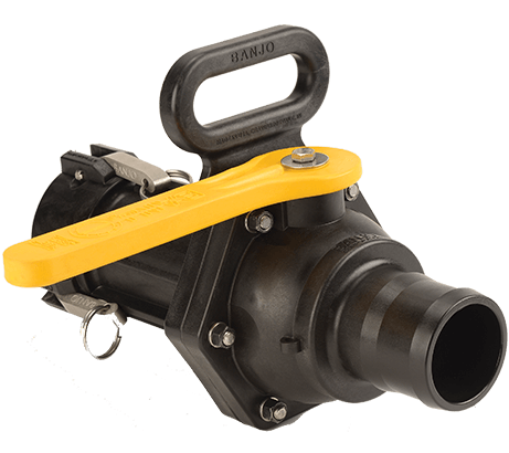 Banjo fluid handling manual valves