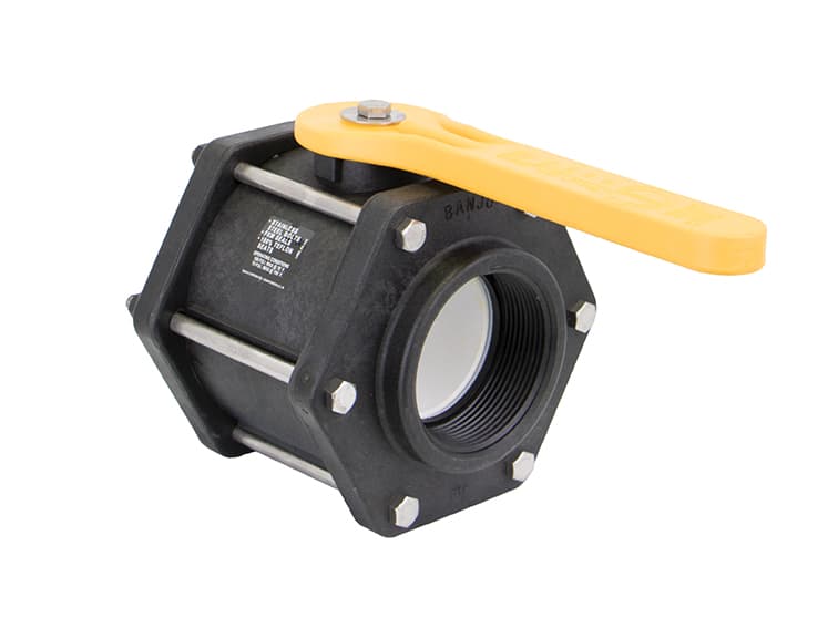 Banjo fluid control valves