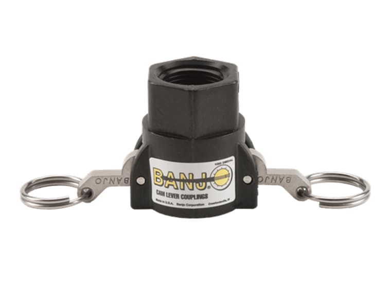 Banjo cam lever coupling