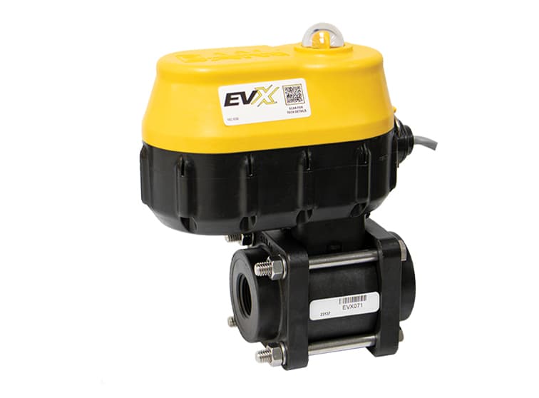 Banjo electric valve